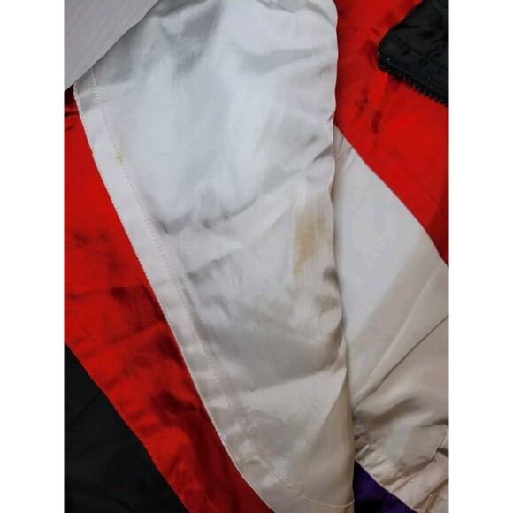 Vintage 90s Tyrolia Ski Jacket Pullover Red White 1/2 Zip Coat Womens Size M VTG - Picture 6 of 14